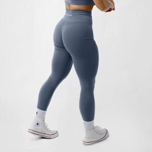 Gymreapers Legacy Leggings - Pale Blue - Medium